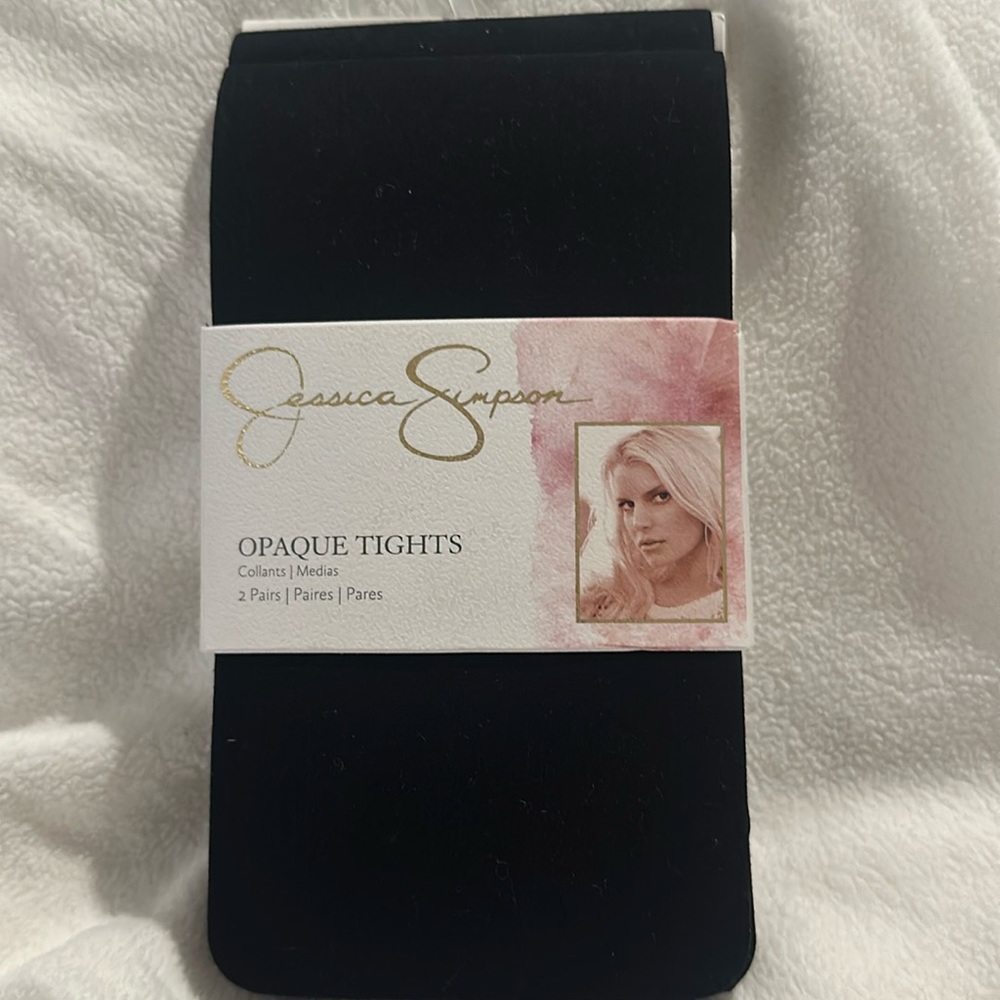 Jessica Simpson Opaque Tights - 2 Pairs
